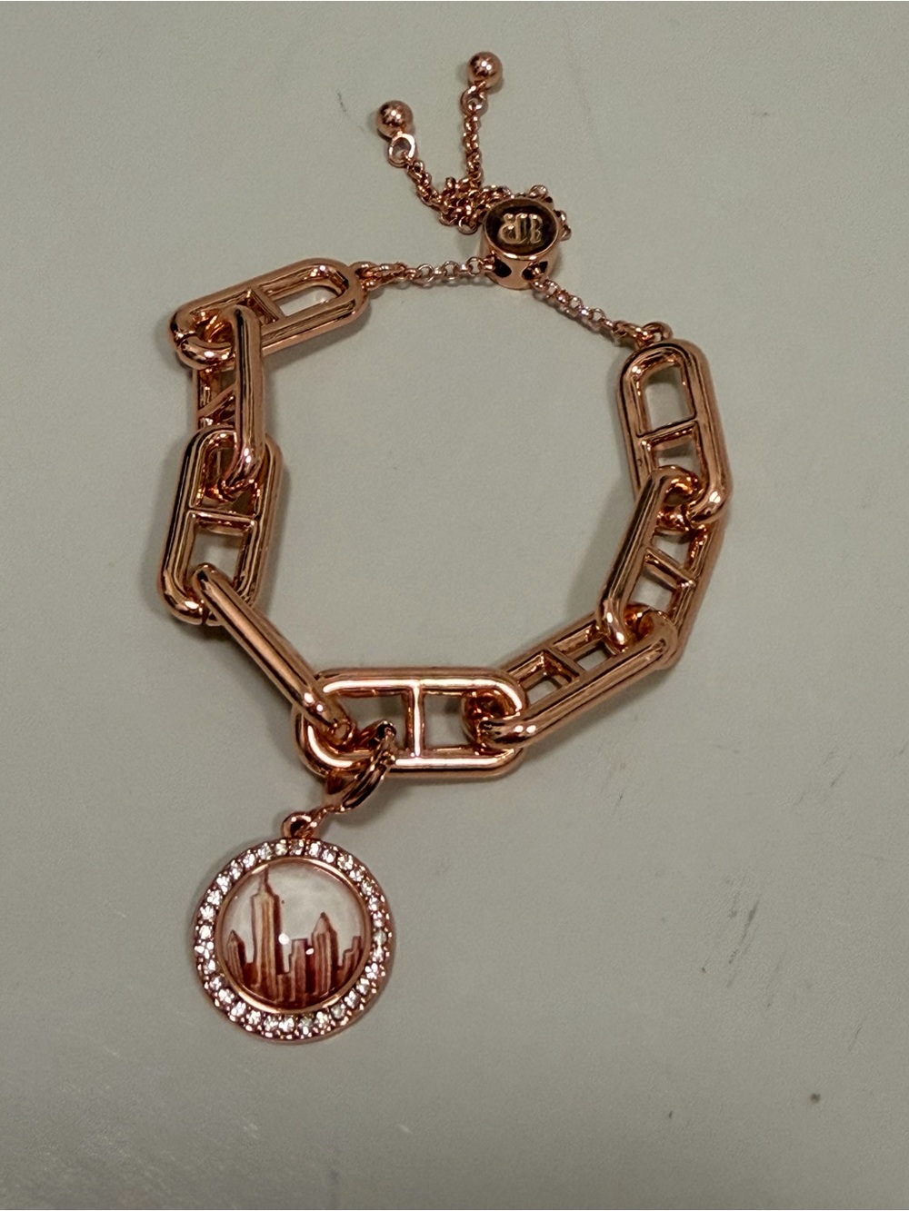 Bomb Party NWT! Rose Gold Bracelet Set - New York Skyline - Picture 3 of 5